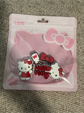 Hello Kitty Pink and Red Kids croc charm Set